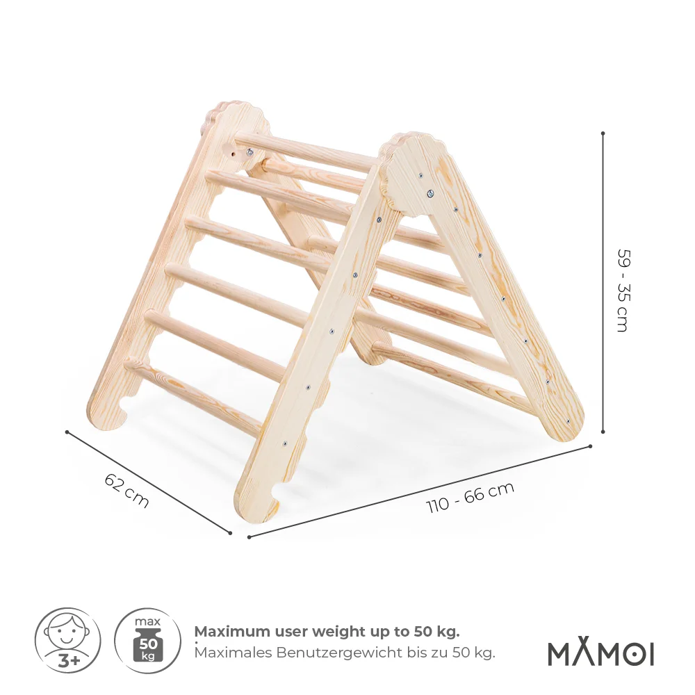 Moderní Pickler Triangle prolézačka - přírodní