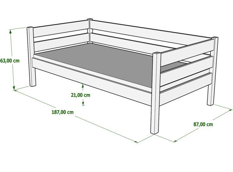 Dětská postel KARO se šuplíkem