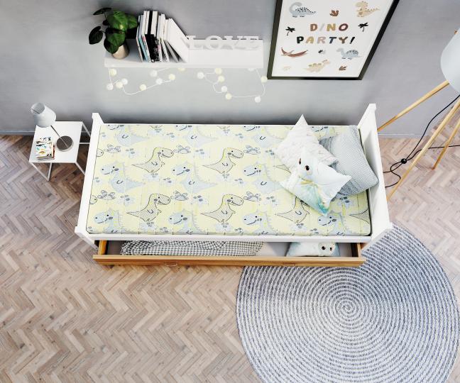 Pěnová matrace pro děti DINO DREAM - latex, FlexFoam