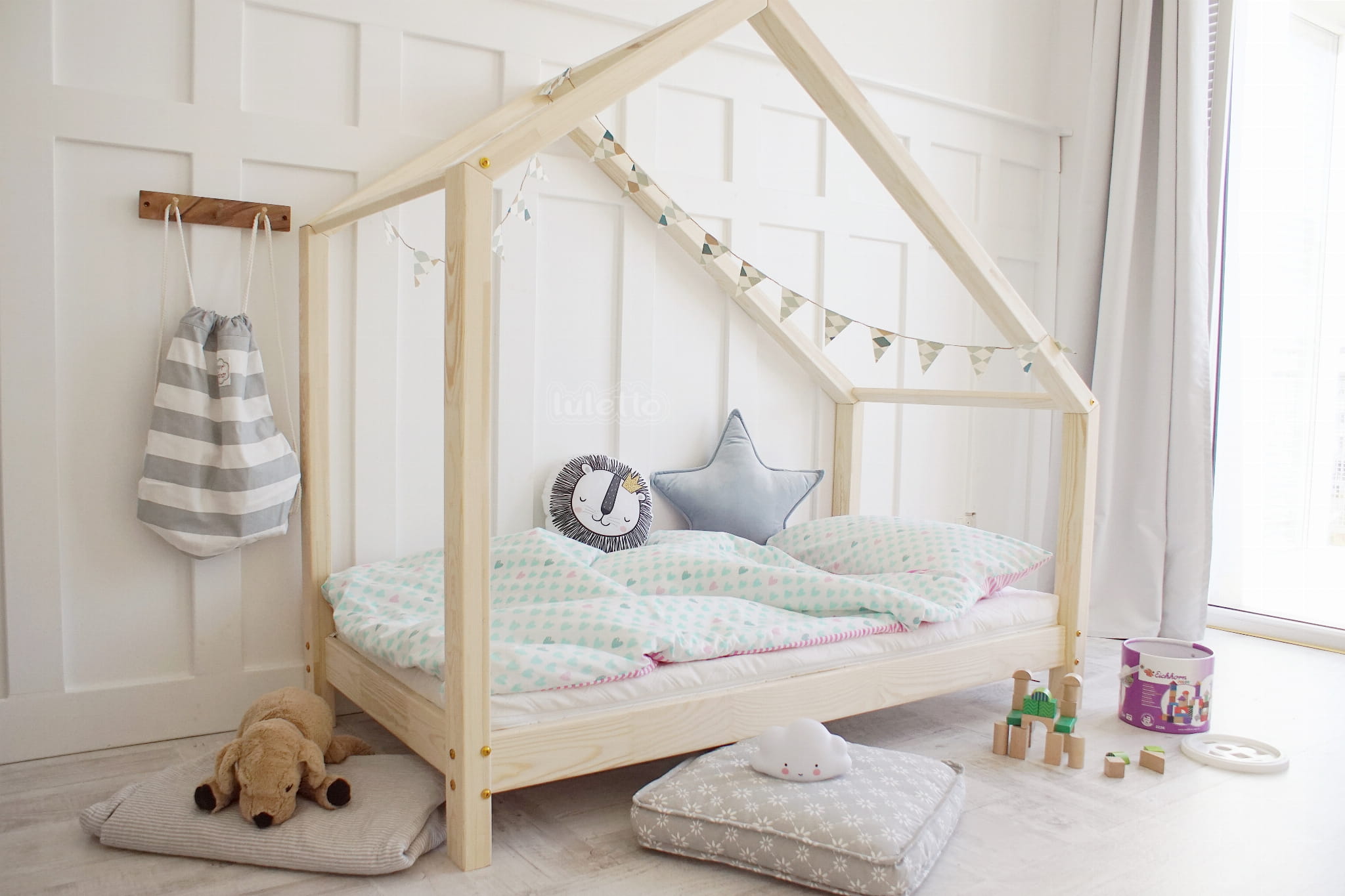 Dětská Postel Domeček Coco - natural