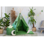 Stan týpí pro děti zelený