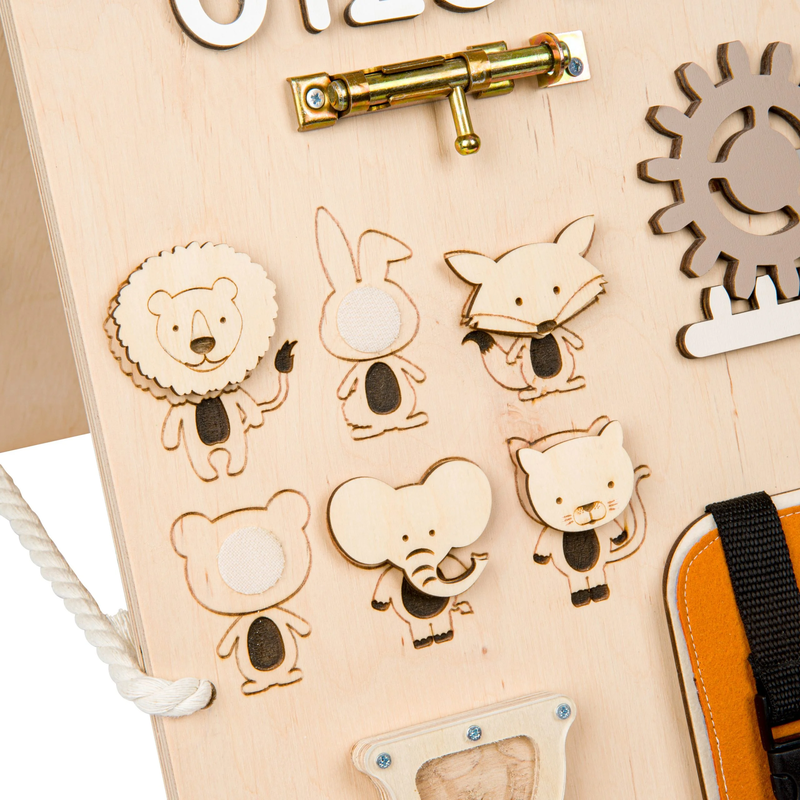 Montessori senzorická manipulační tabule - Unicorn