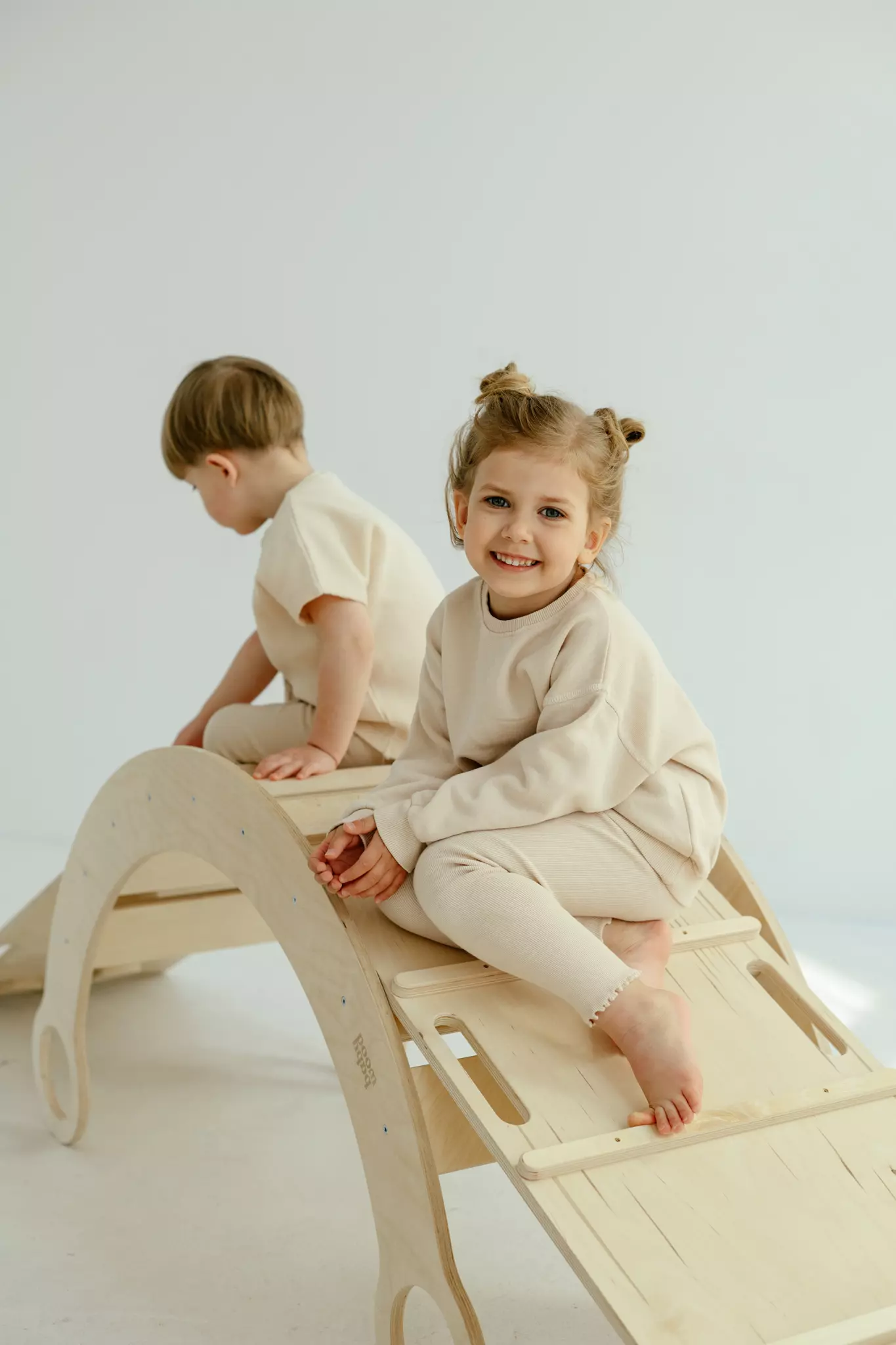 Dřevěná horolezecká sestava