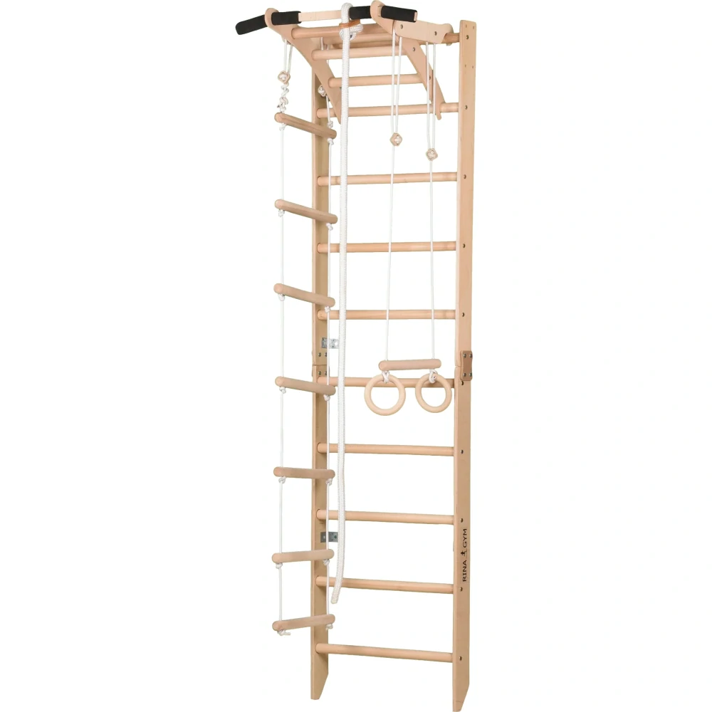 Dřevěné žebřiny pro děti i dospělé SPORT A - natural