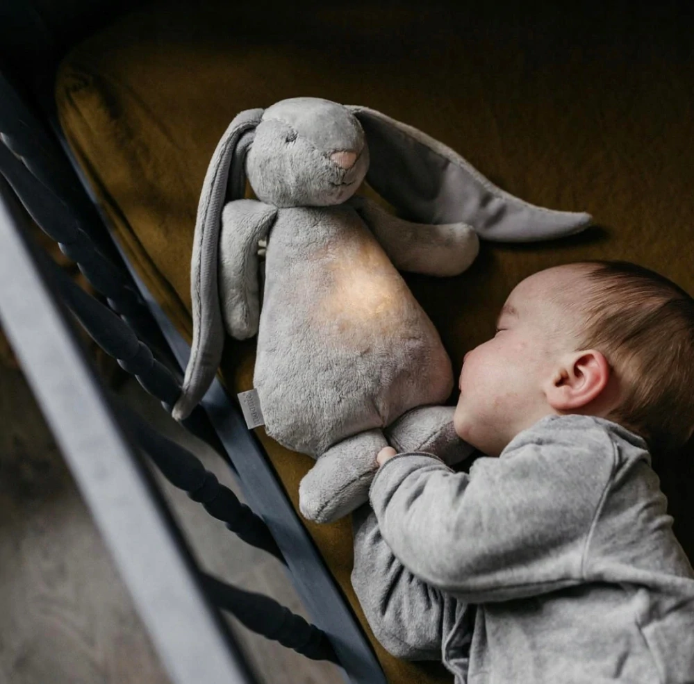 MOONIE Usínáček ZAJÍČEK Basic - šedý