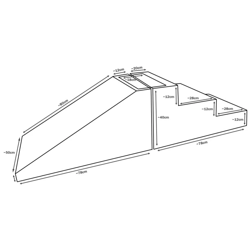 MIDI skluzavka a schody
