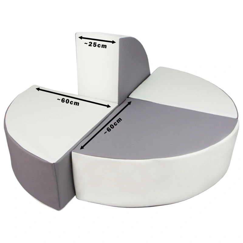 4ks barevné stavební tvary