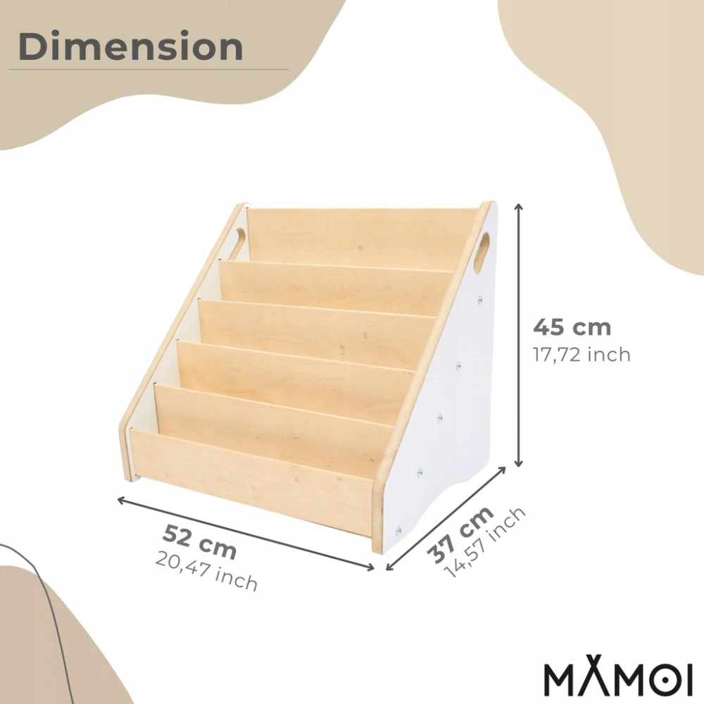 Montessori knihovna - 5 polic