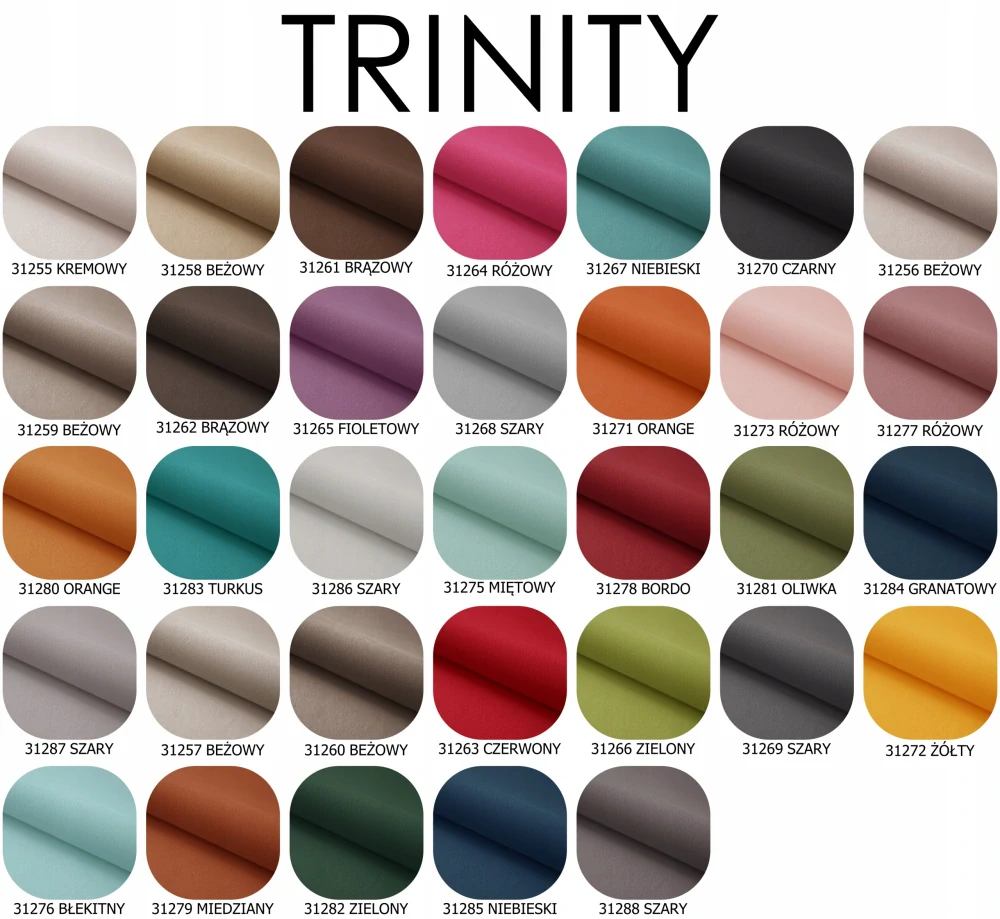 Čalouněné panely - barva Trinity