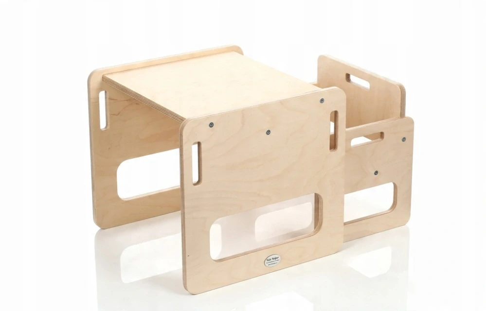 Dětský stůl a židlička - natural