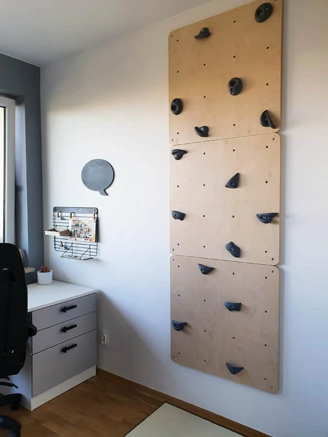 Domácí lezecká stěna pro děti - černá