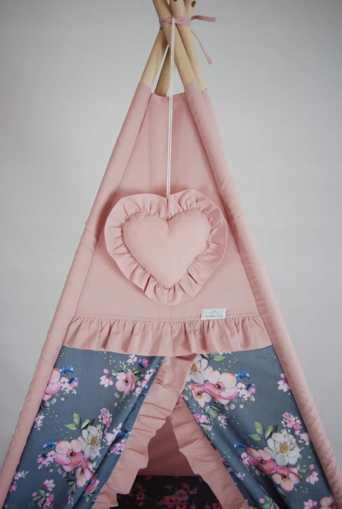 Stan teepee pro děti - růžová