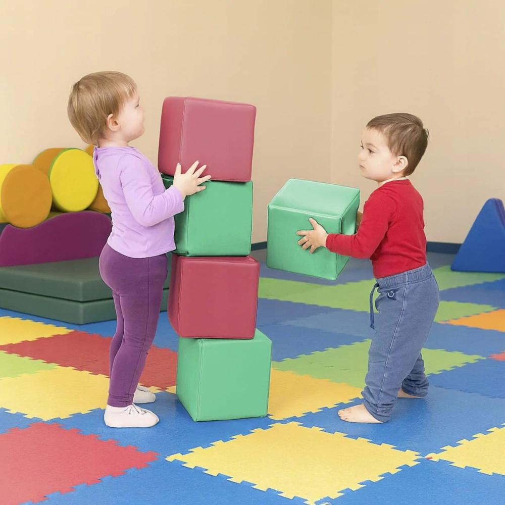 Sada pěnových kostek – vzdělávací bloky pro batolata