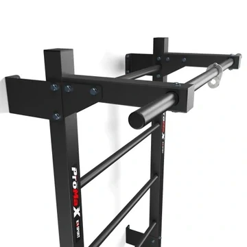 Gymnastický žebřík - ocel, černá