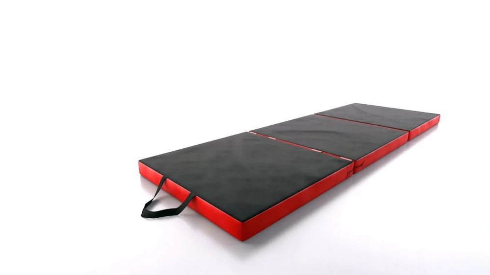 Gymnastická skládací matrace, žíněnka - růžová