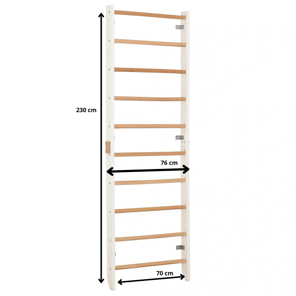 Žebřiny dřevěné KOMBI 1 - bílá