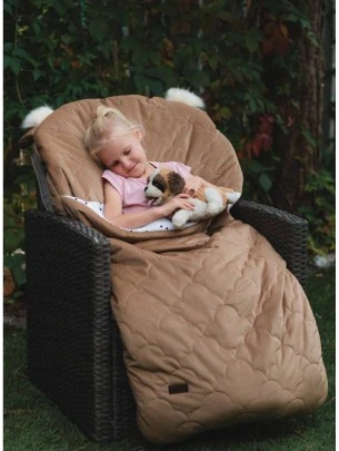 Kinder Hop Dream Catcher Spací pytel Caramel Teddy in Clouds - 170x75 cm