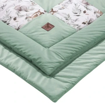 Hrací podložka PATCHWORK - růtová