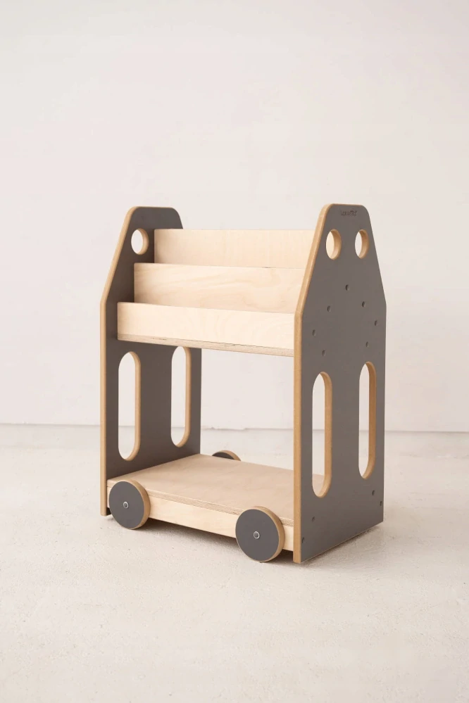 Montessori knihovna CAR - šedá