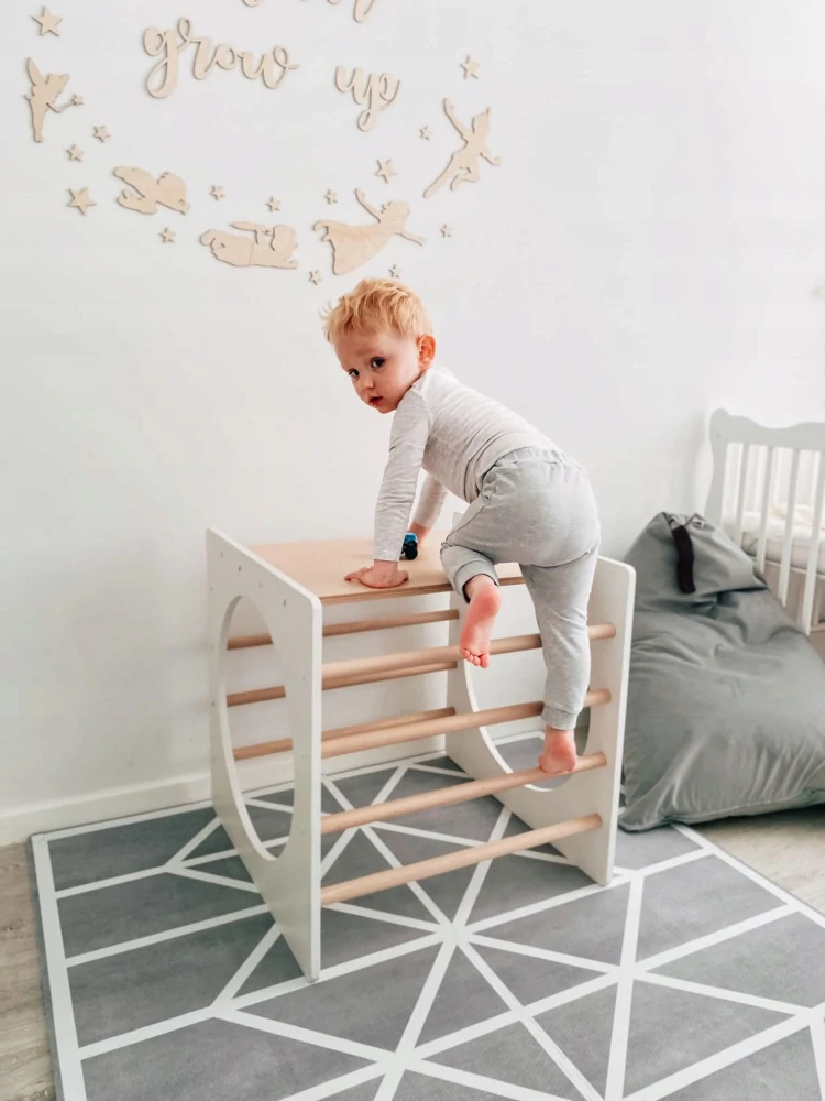 Lezecká montessori kostka - natural