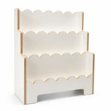 Dětská knihovna Montessori – 63 cm, světle šedá