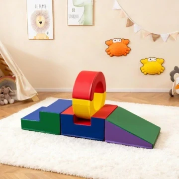Sada pěnových bloků pro děti, 5 ks, mix barev