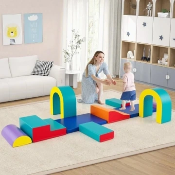 Sada pěnových bloků pro děti, 5 ks, mix barev