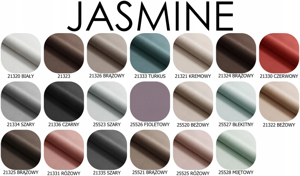 Čalouněné panely - látka Jasmine, různé barvy