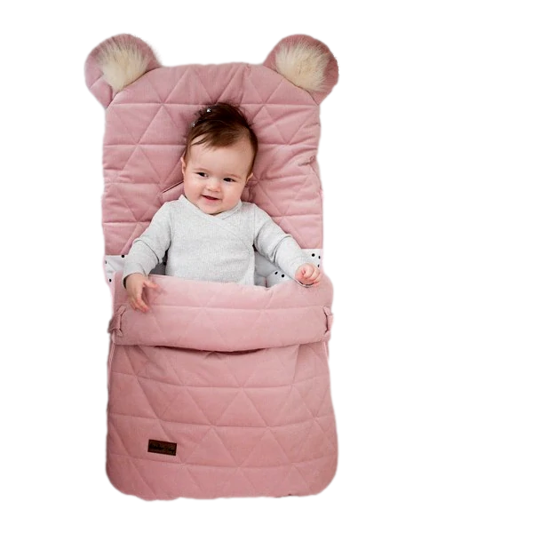 Kinder Hop Spací pytel 6v1 Dream Catcher Triangles Pink - 80x45 cm