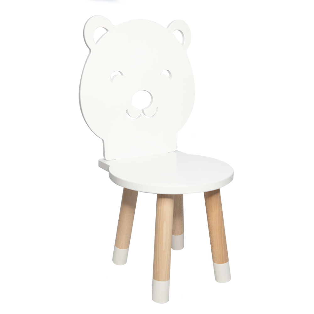 Dětská židle ve tvaru medvídka
