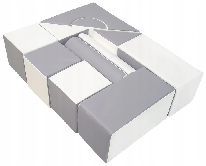 Sada barevných stavebních kostek 11ks