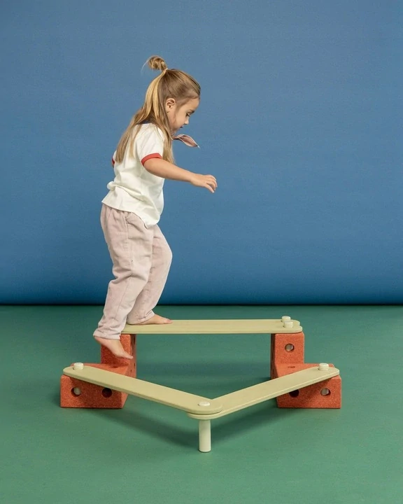 Sada MODU Balance track - Kreativní bloky - modrá