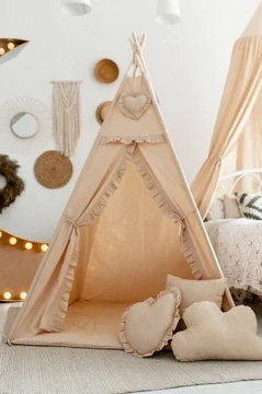 Stan teepee pro děti - béžová