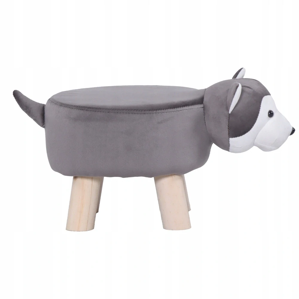 Dětský pouf ve tvaru zvířátka - vlk
