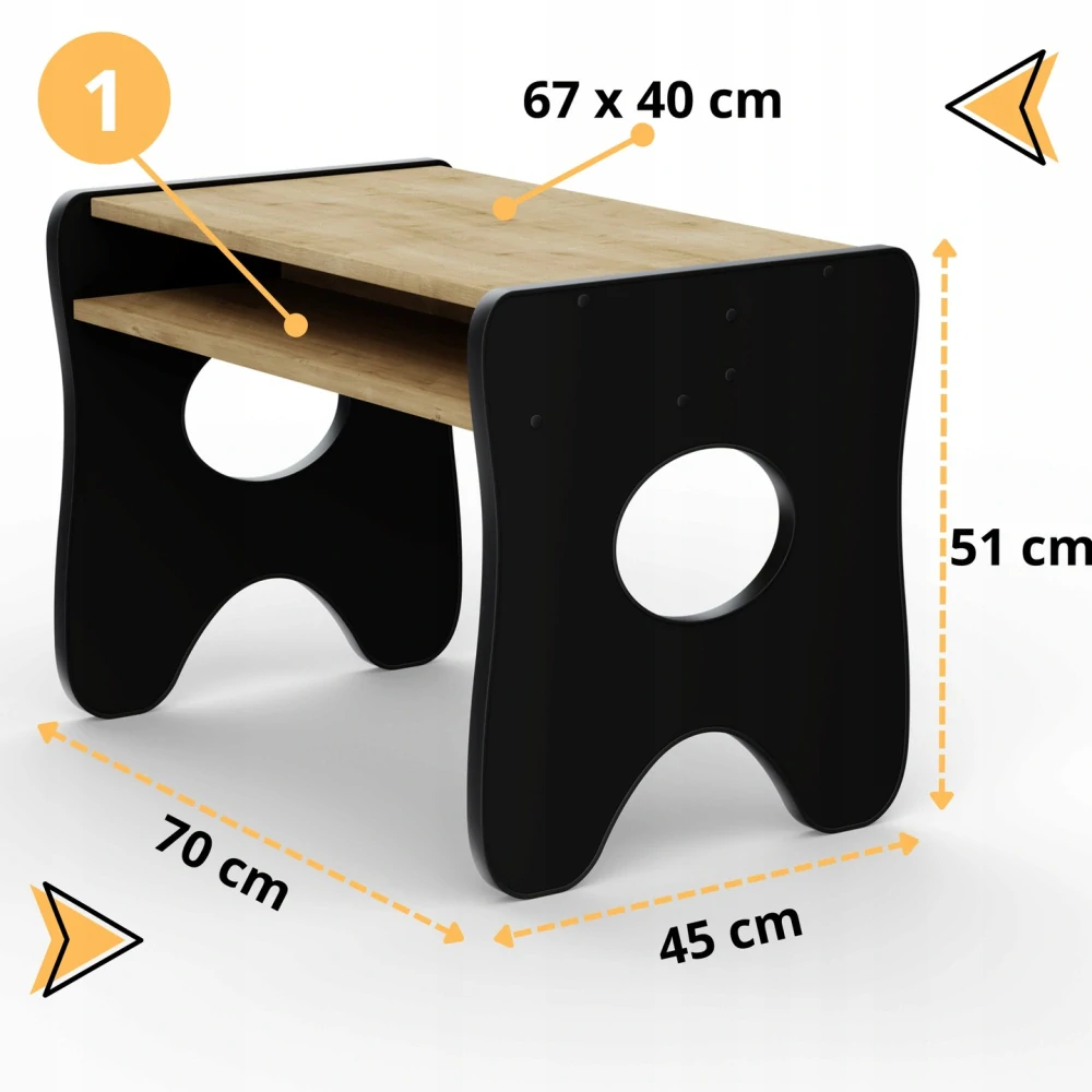 Set dětský stůl se židličkou 