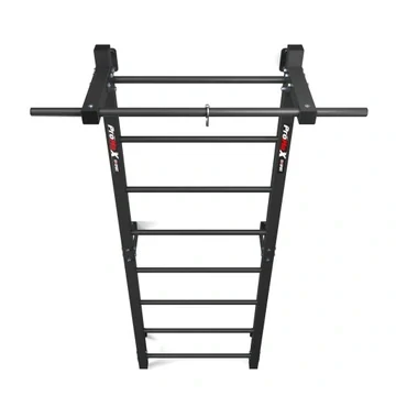 Gymnastický žebřík - ocel, černá