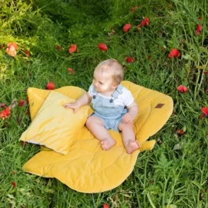 Hrací podložka LEAF - tmavě šedá