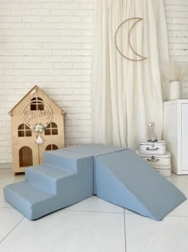 Pěnová hrací sestava 3 ks - růžová