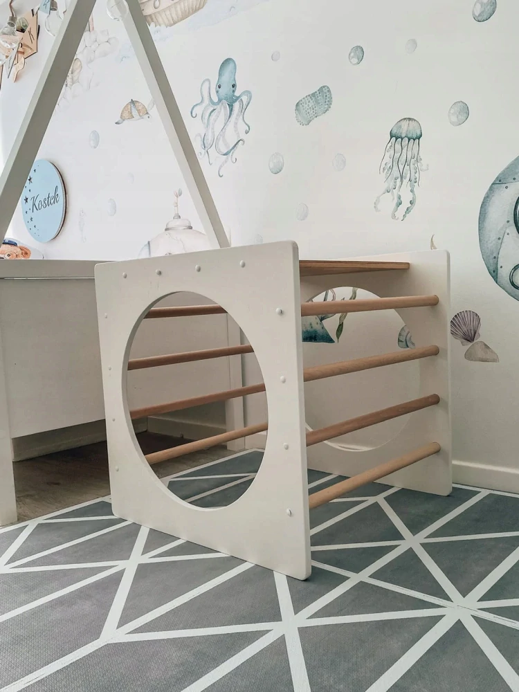 Lezecká montessori kostka - natural