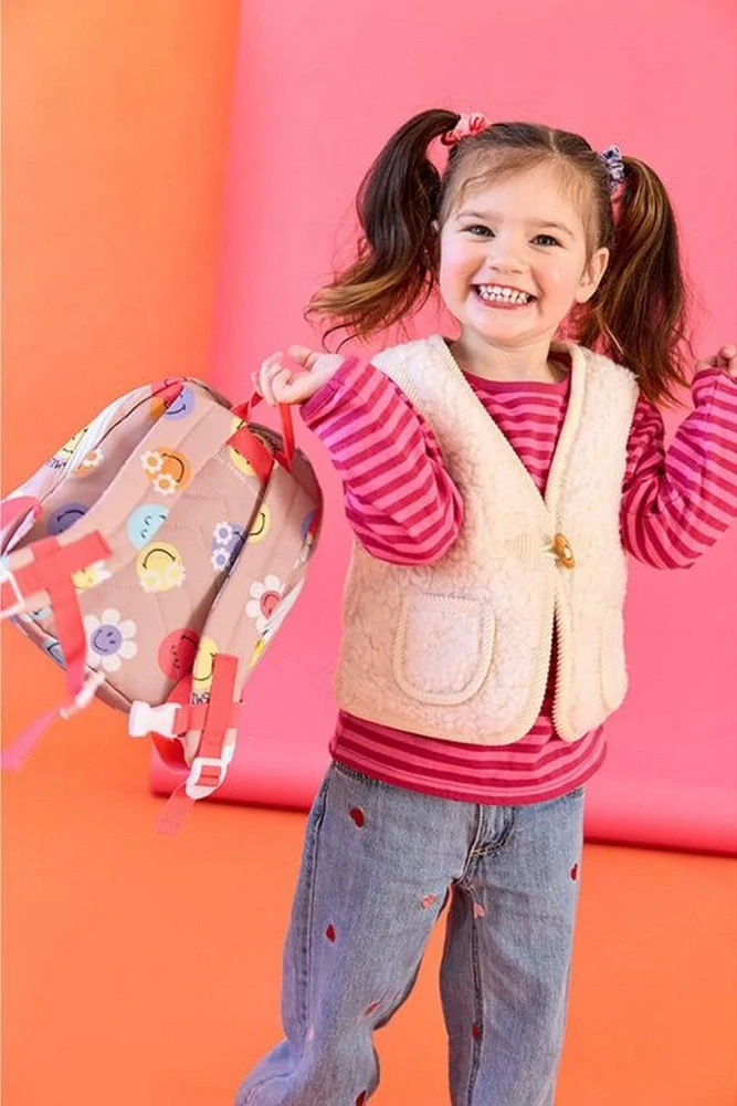 Mini batoh Lassig SmileyWorld - dusty pink