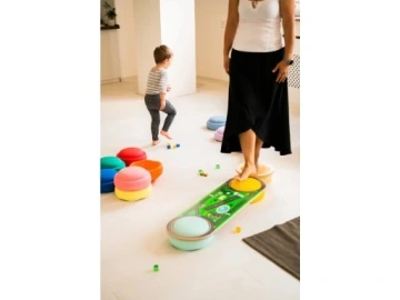 Dřevěný balanční most BALANCE PLAY - úzký