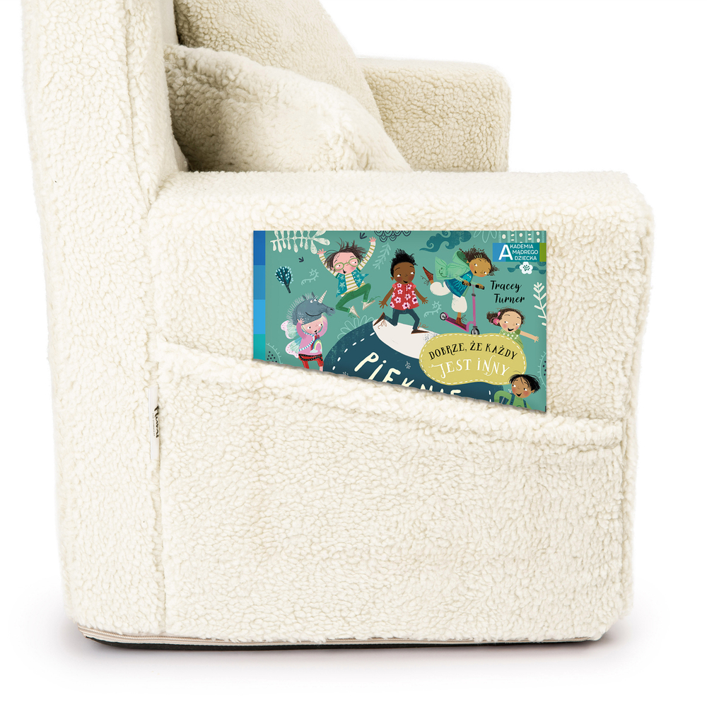 Dětská rozkládací pohovka - beránek, béžová 