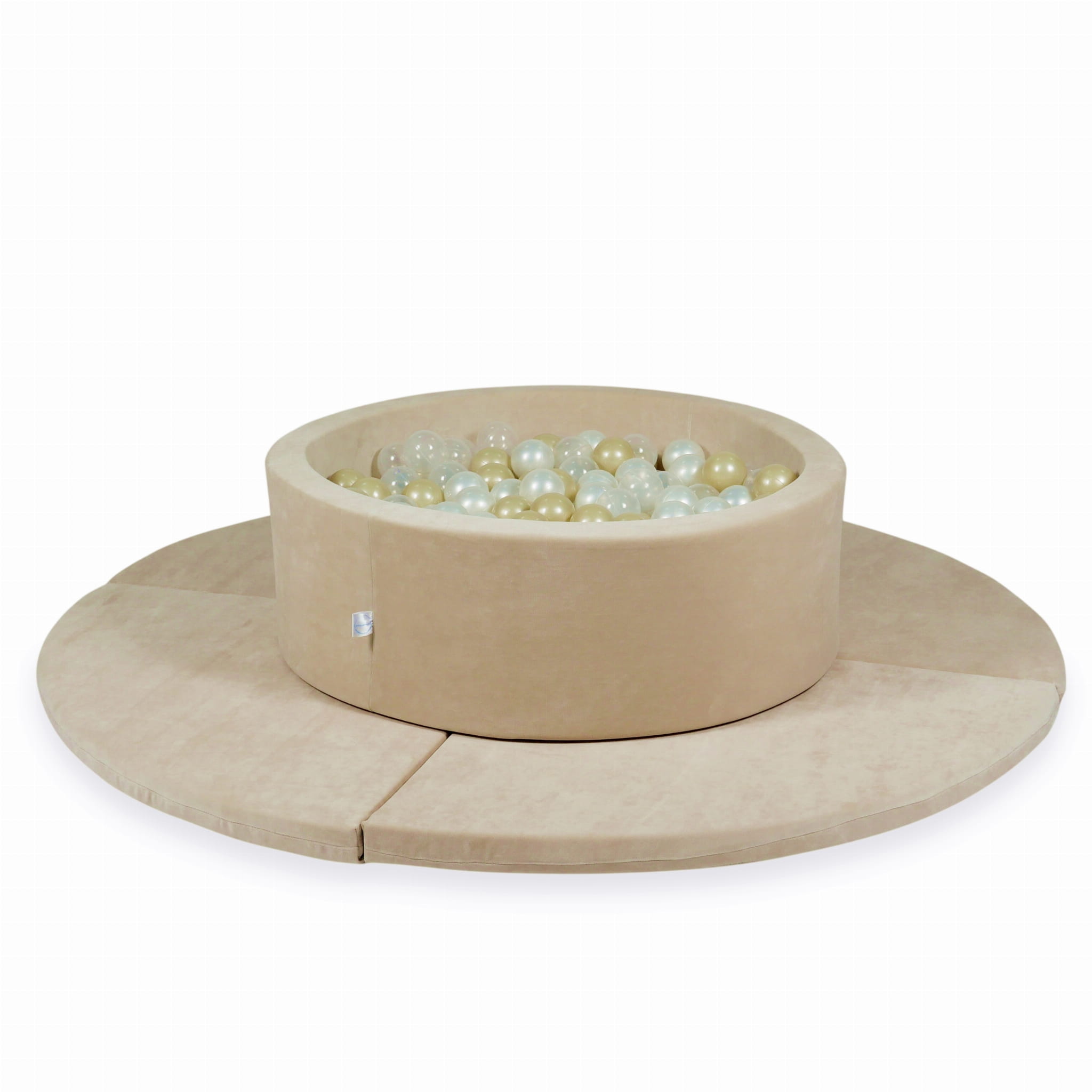 Sametová hrací podložka  - kulatá, skládací 160 cm