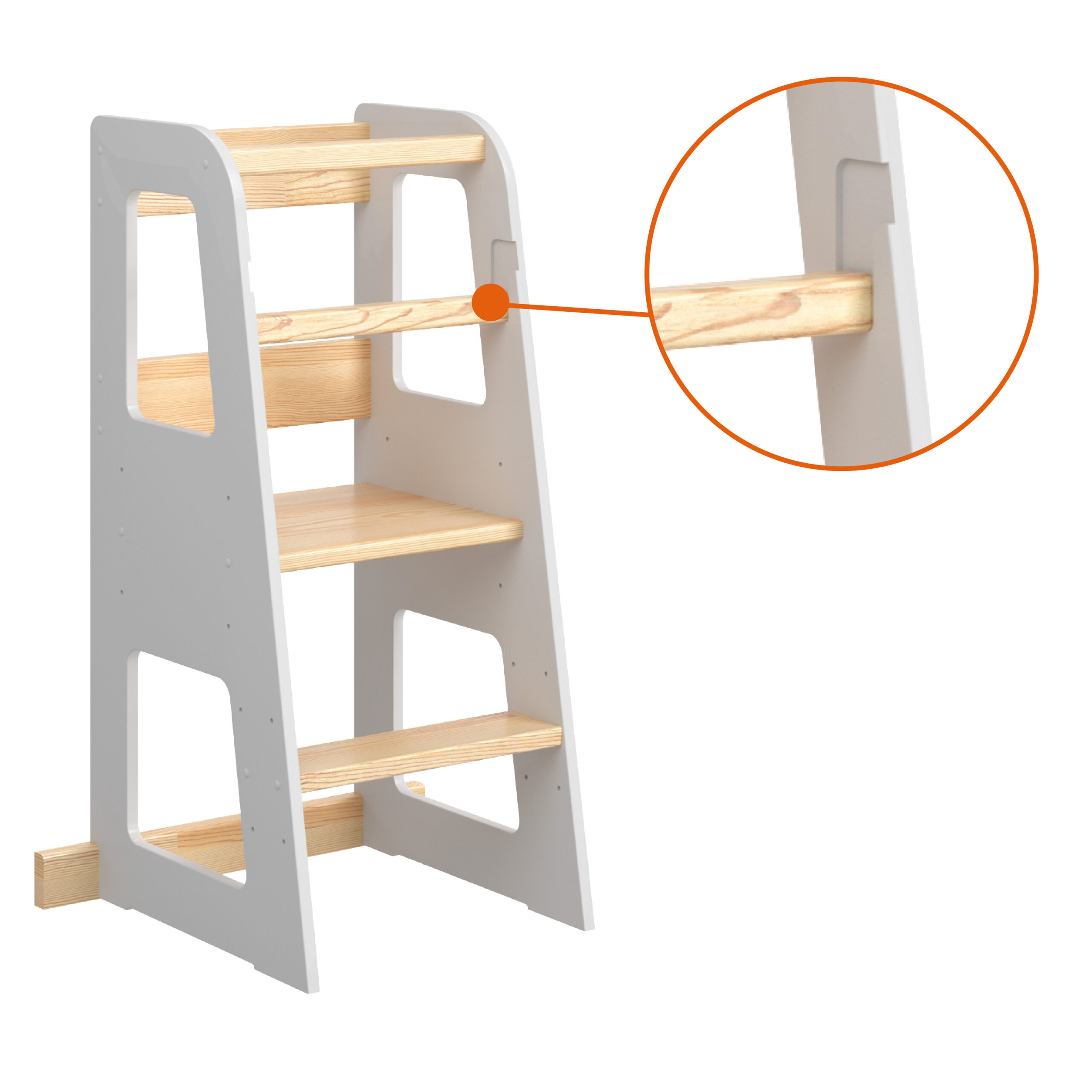 Montessori učící věž / Kitchen Helper - různé barvy