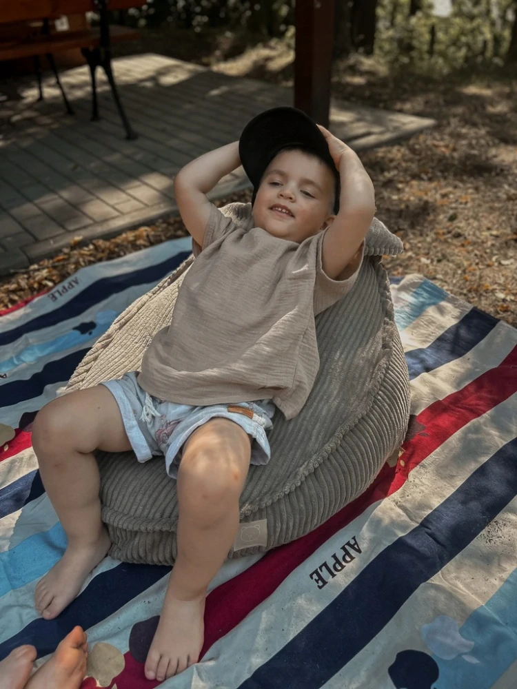 Dětský sedací taburet - medvídek 07