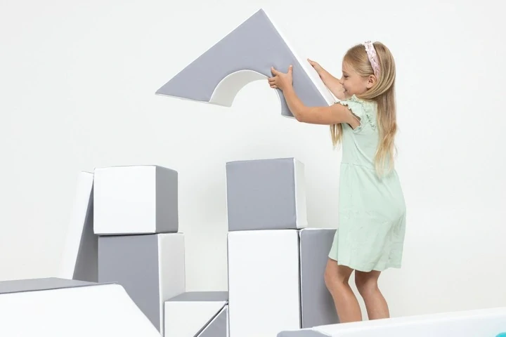 Sada barevných stavebních kostek 11ks