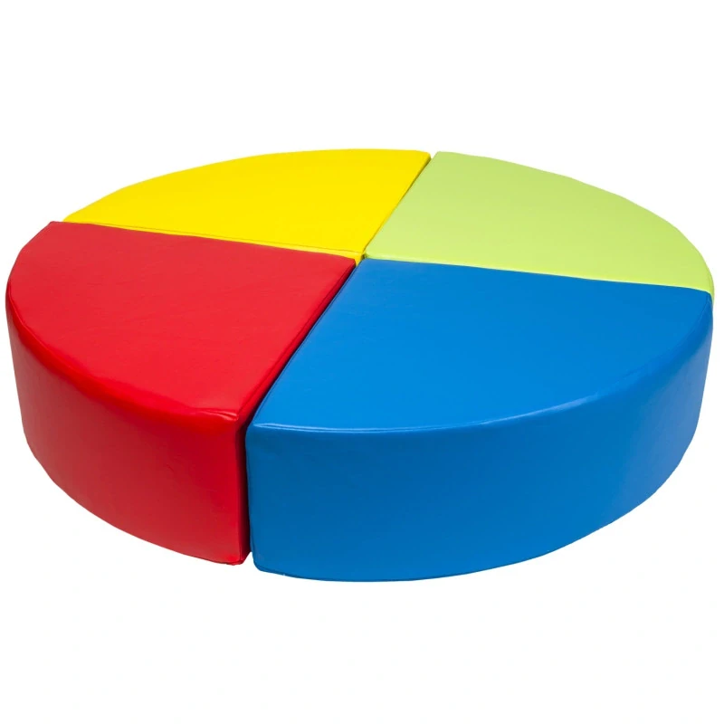 4ks barevné stavební tvary