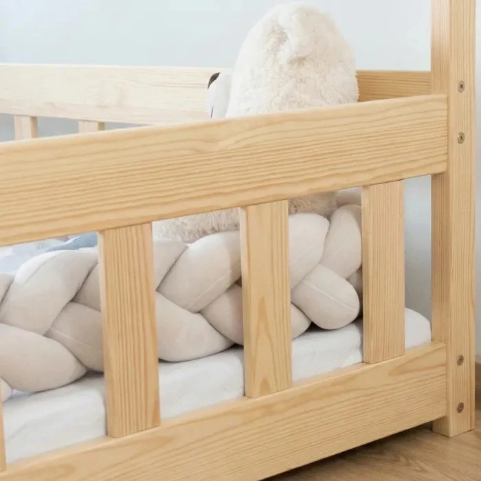 Dětská postel domeček TEDDY - přírodní