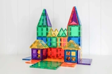 Velké magnetické stavební bloky Rainbow - Creative Pack 102 Connetix