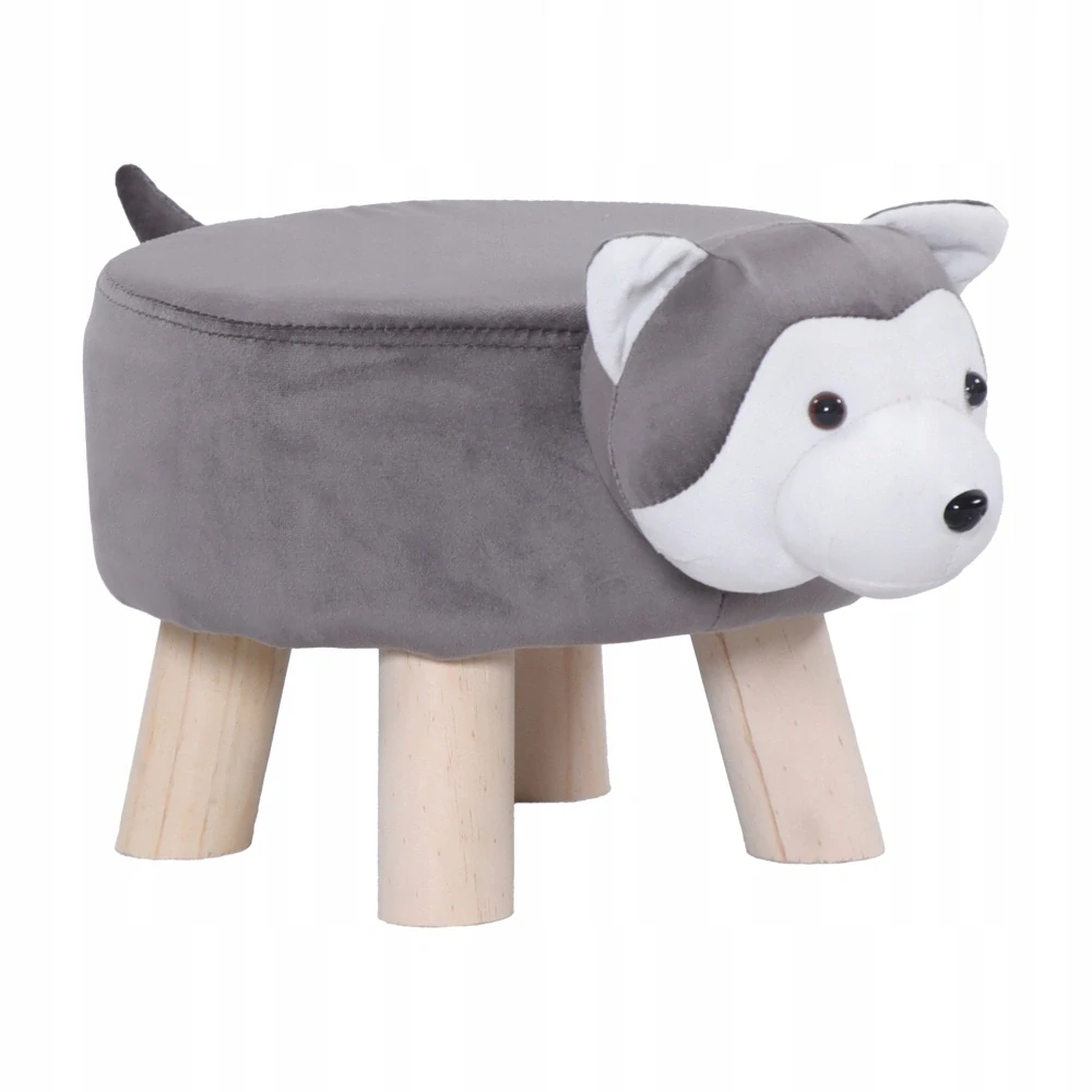 Dětský pouf ve tvaru zvířátka - vlk